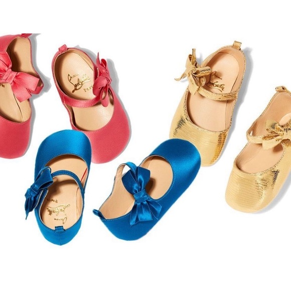 Christian Louboutin Other - ✨RARE✨NWT Christian Louboutin | Loubibaby Gold